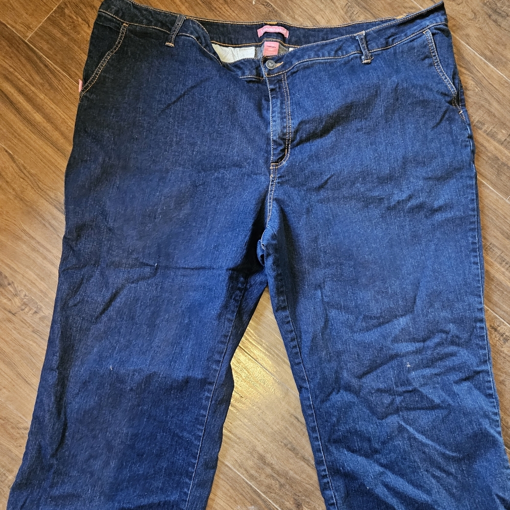 Woman Within Modern Fit Plus Jeans Sz 30WP Petite 50x25.    007